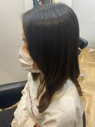 ロング ⭐️透明感カラー/ パーマ⭐️宮野翔のヘアスタイル