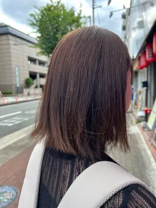 ミディアム カラー Academy 家坂のヘアスタイル