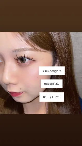 マツエク・マツパ Mell Yuuna ♡パリエク /束感のマツエク・マツパデザイン