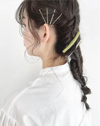 ヘアアレンジ sherry【シェリー】所属・miho 大国町 柔らかハイトーン💛のヘアスタイル