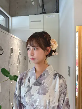 ヘアアレンジ デザインカットカラー /🍓MITO🍓のヘアスタイル