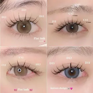 マツエク・マツパ 肌に馴染むハイトーン /ミルクティーカラーのヘアスタイル