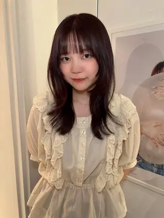 セミロング riria ショートヘアのヘアスタイル
