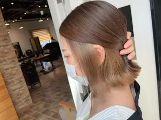 ショート SALOWIN心斎橋Suite店所属・ブリーチ毛にもできる 縮毛矯正|鷹司郎のヘアスタイル