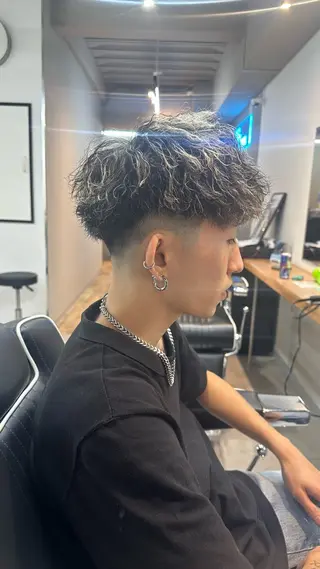 パーマ メンズ 浅岡律喜 /メンズ/フェードのヘアスタイル