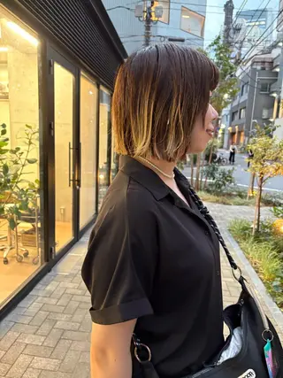 ショート NOUN所属・eri kinjoのヘアスタイル
