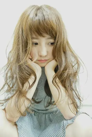 ロング カラー ヘアアレンジ エクステの神様 ▫️原島ユウヤ▫️のヘアスタイル