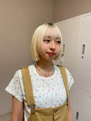 ショート bobカット・カラー 募集中/ yuriのヘアスタイル