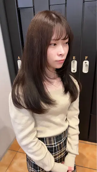 セミロング 森本 翔大のヘアスタイル