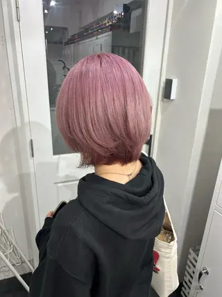 ショート GAME by AlanSmithee 原宿所属・🎀韓国ハイトーン saya🎀💜のヘアスタイル