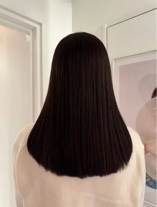 ロング 落合智登世🌀トリー トメントモデル募集中のヘアスタイル