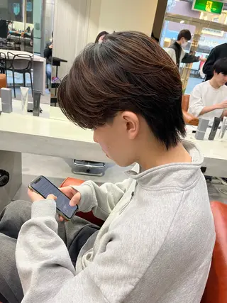 メンズ パーマ/京都駅 /メンズ/藤井 翔のヘアスタイル