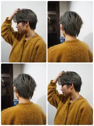 カラー メンズ メンズ特化💎 韓国風💎クニミツのヘアスタイル