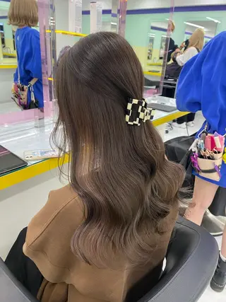 ロング カラー パーマ ヘアアレンジ メンズ キッズ ネイル マツエク・マツパ アイブロウ linette所属・🐩推し活🐩 FUTABA🍒のヘアスタイル