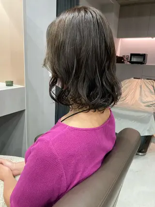 ショート パーマ ロングパーマ木村 ボブパーマのヘアスタイル