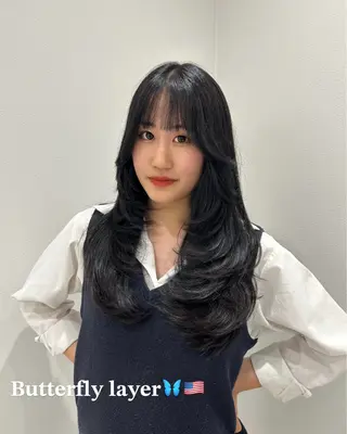 ロング 大人レイヤー/艶美髪 🇺🇸TOMONAのヘアスタイル