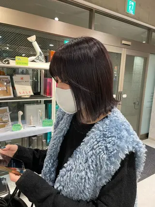 ミディアム カラー ヘアアレンジ スズキ シオリのヘアスタイル