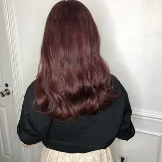 ロング ヘアアレンジ 透明感カラー艶カラー ハイトーンカラーのヘアスタイル