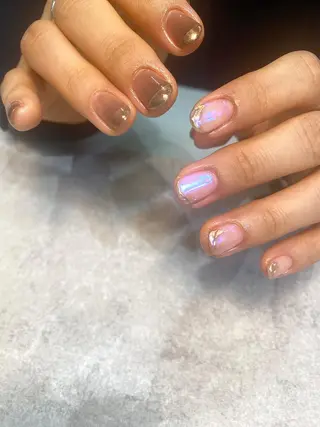 ネイル NINEnami ニュアンスネイルのネイルデザイン