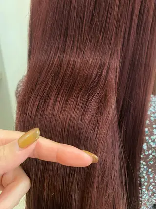 ロング カラー ANNA /艶髪/ハイトーンのヘアスタイル