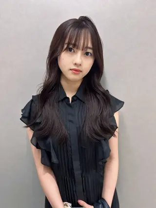 セミロング Rita/髪質改善 /透明感カラーのヘアスタイル