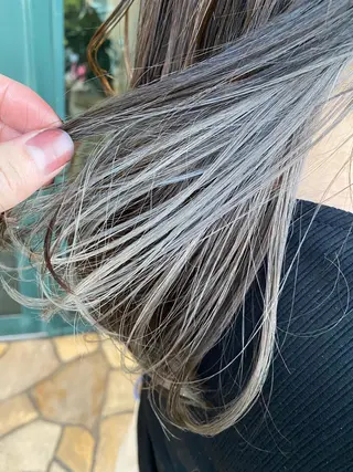 ミディアム カラー Emitas.柳通り店所属・山﨑 大暉【ダブルカラー】のヘアスタイル