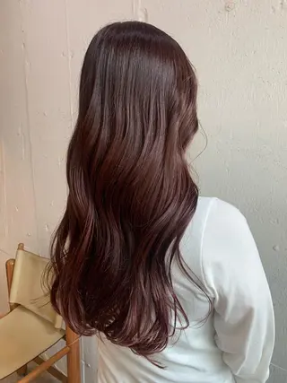 ロング カラー EIGHT 中川原 菜々子のヘアスタイル