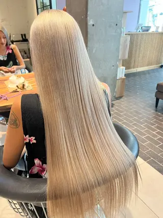 ロング カラー 月江 嵩士のヘアスタイル