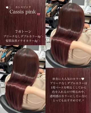 ロング カラー ダブルカラー🎀 / 髪質改善🪞✨/伽音のヘアスタイル