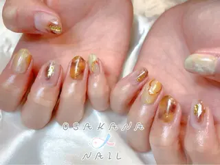 ネイル OSAKNA NAIL しおん🐠のネイルデザイン