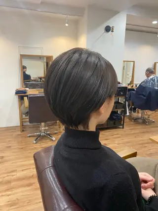 ショート カラー 癖毛&ダメージ改善 カット/soyaのヘアスタイル