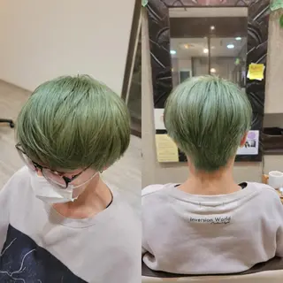 ショート カラー 山田 周のヘアスタイル