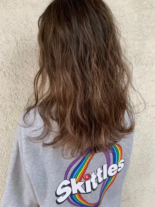 セミロング カラー メンズサロンロス【LOSS】所属・メンズパーマ/新潟駅 NOBUTA🔥のヘアスタイル