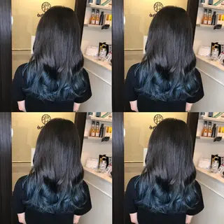 ロング カラー 髪質改善/縮毛矯正/ 韓国ヘア/店長敦士のヘアスタイル