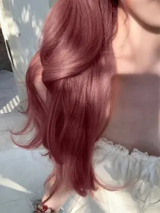 カラー 🎀ハイトーン✖︎ 暖色🎀RYUKAのヘアスタイル