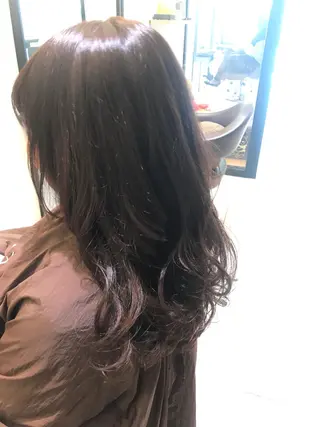 セミロング カラー Renatus店長 金子裕美のヘアスタイル