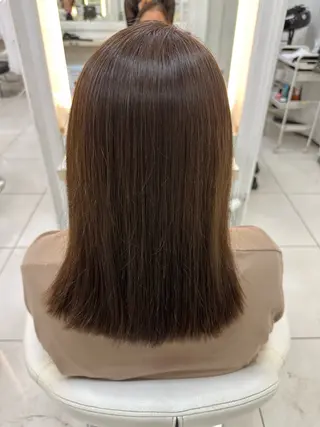 ミディアム パーマ 伊佐 愛のヘアスタイル