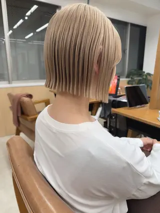 ショート 🌈韓国ボブミディ 表参道sandノスケのヘアスタイル