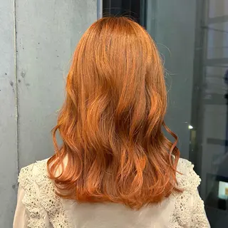 ロング カラー カコ/レイヤーカット ヘアアレンジのヘアスタイル