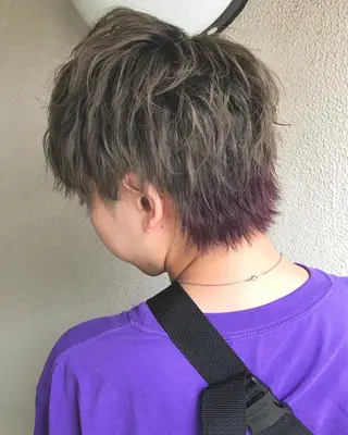 ショート カラー メンズ 佐藤 魁人のヘアスタイル