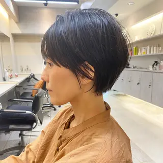 ショート カラー 木原良 (キハラ リョウ)のヘアスタイル