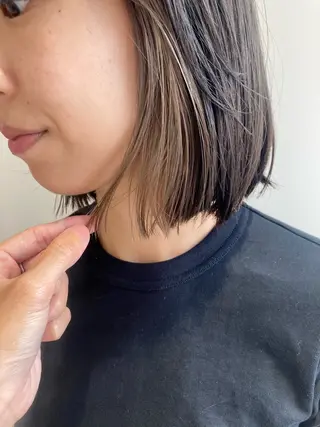 ショート カラー icie所属・大阪ヴィーガンサロン KANAKOのヘアスタイル