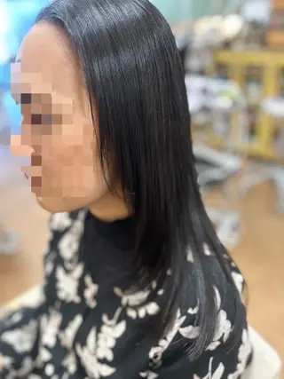 ロング 神谷 千明のヘアスタイル
