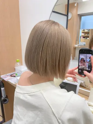 ショート シールエクステ✨ L.O.G村岡健一のヘアスタイル