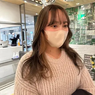 ロング カラー nameless miichiのヘアスタイル