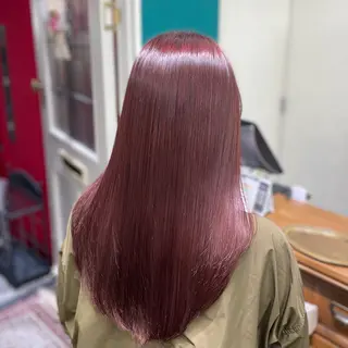 ロング カラー 🎀ときの/髪質改善 透けｯ暖色カラー🪞のヘアスタイル