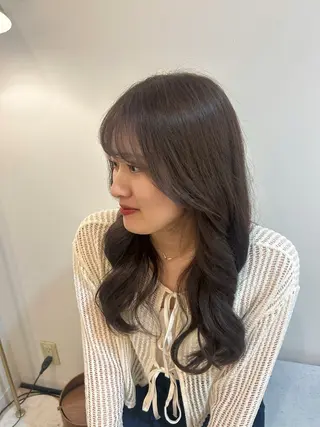 カラー 透け感color 🫧ruko🌿銀座のヘアスタイル
