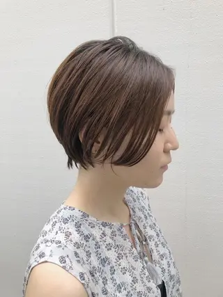 ショート カラー ノグチ ユウキ/ボブのヘアスタイル