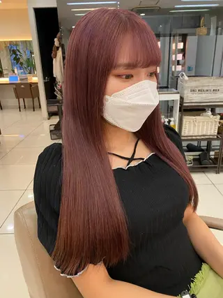 ロング すぐ予約OK💕 シールエクステのヘアスタイル