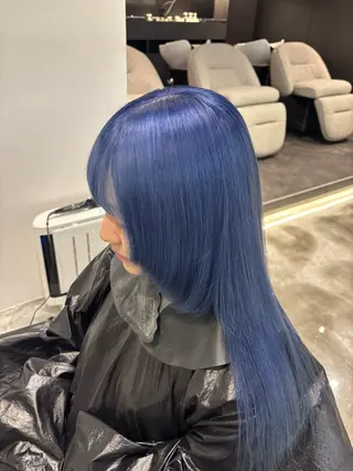 セミロング カラー HM MAISON JINGU所属・ミント/フルブリーチ モデル募集中のヘアスタイル